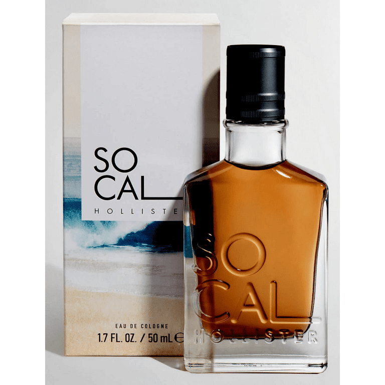 Hollister SO CAL Guys Men Eau De Cologne Spray, 1.7 Oz, 50 Ml