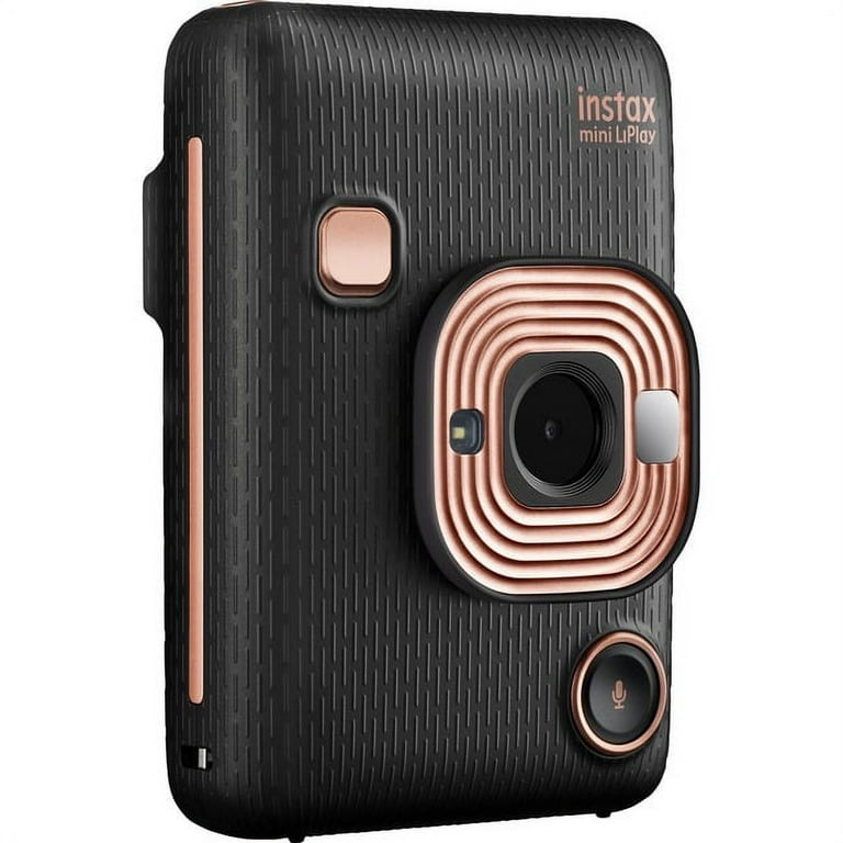 Instax Mini Liplay Hybrid Instant Camera - Elegant Black, Prints