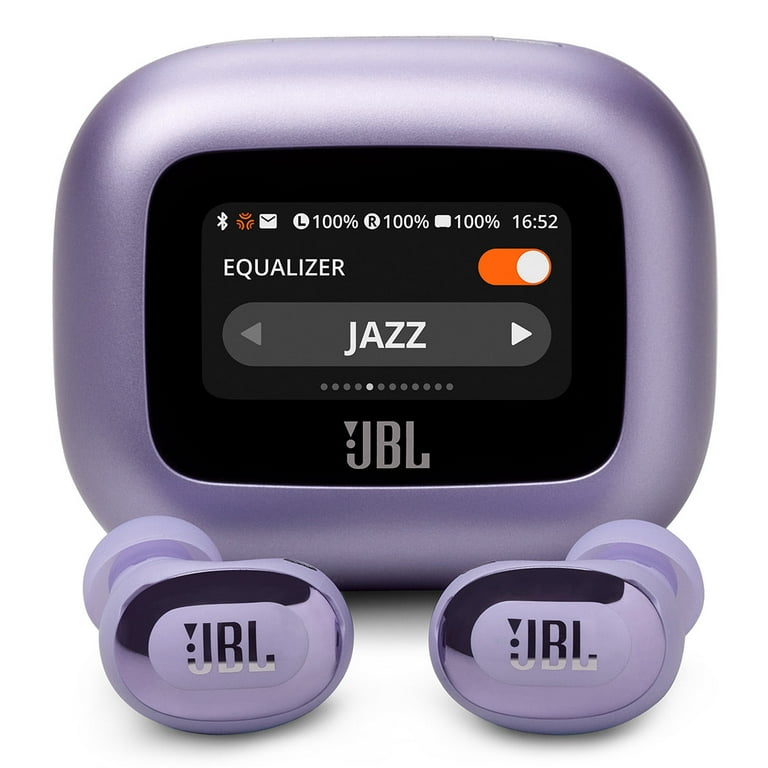 JBL Live Buds 3 Noise-Cancelling Earbuds with Smart Case (Purple