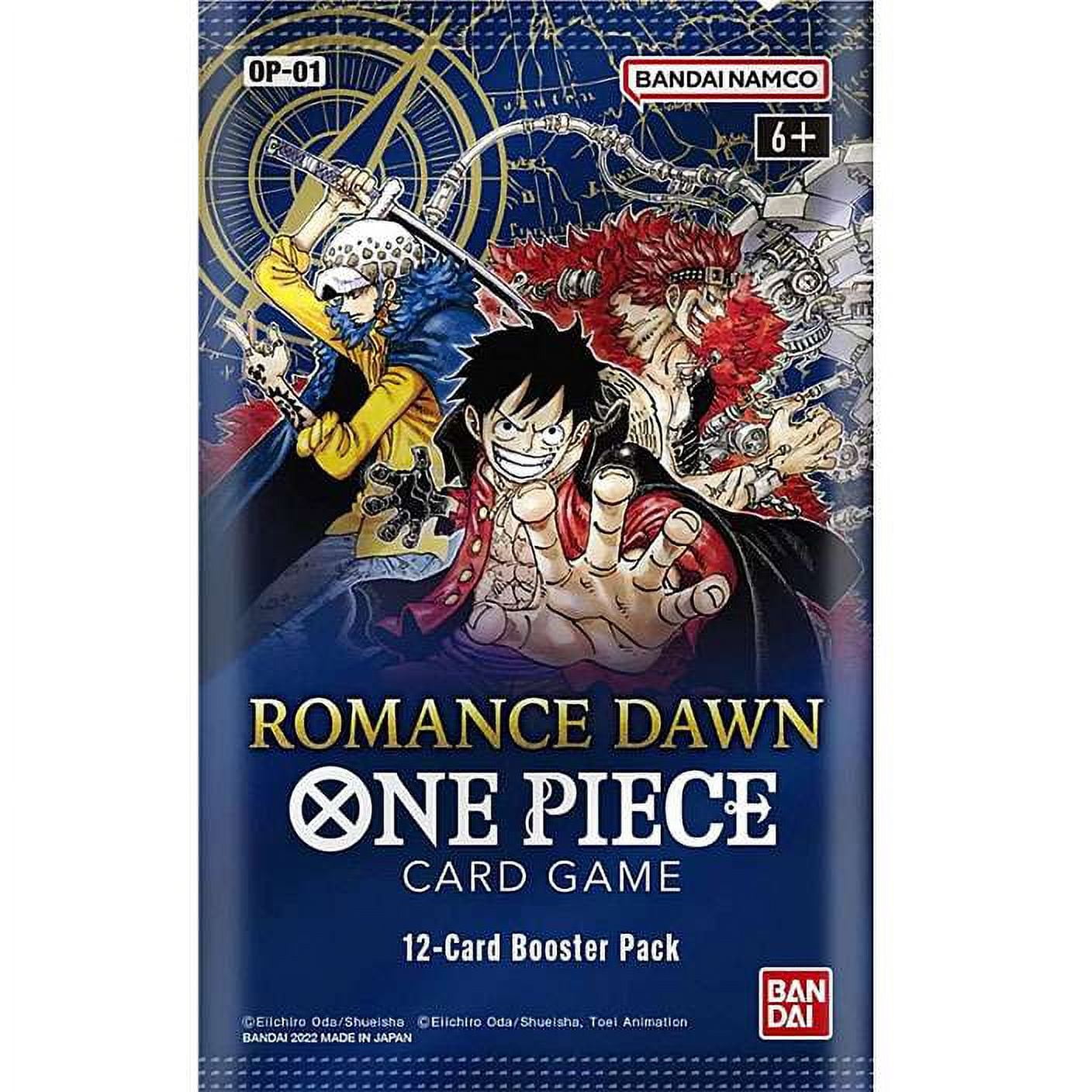One Piece Manga TCG Romance Dawn Booster Pack (12 Cards) - Walmart.com