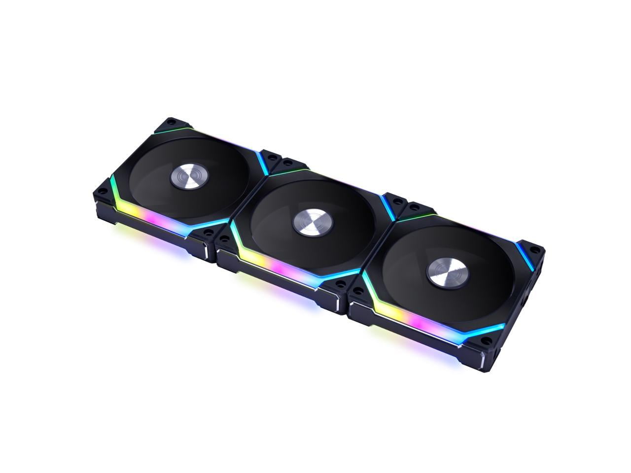 Lian Li UNI Fan SL120 V2 RGB Black 3x 12cm PC Cooling System with