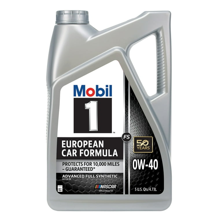 Free Shipping! Mobil 1 Full Synthetic Motor Oil 0W-40 European Car