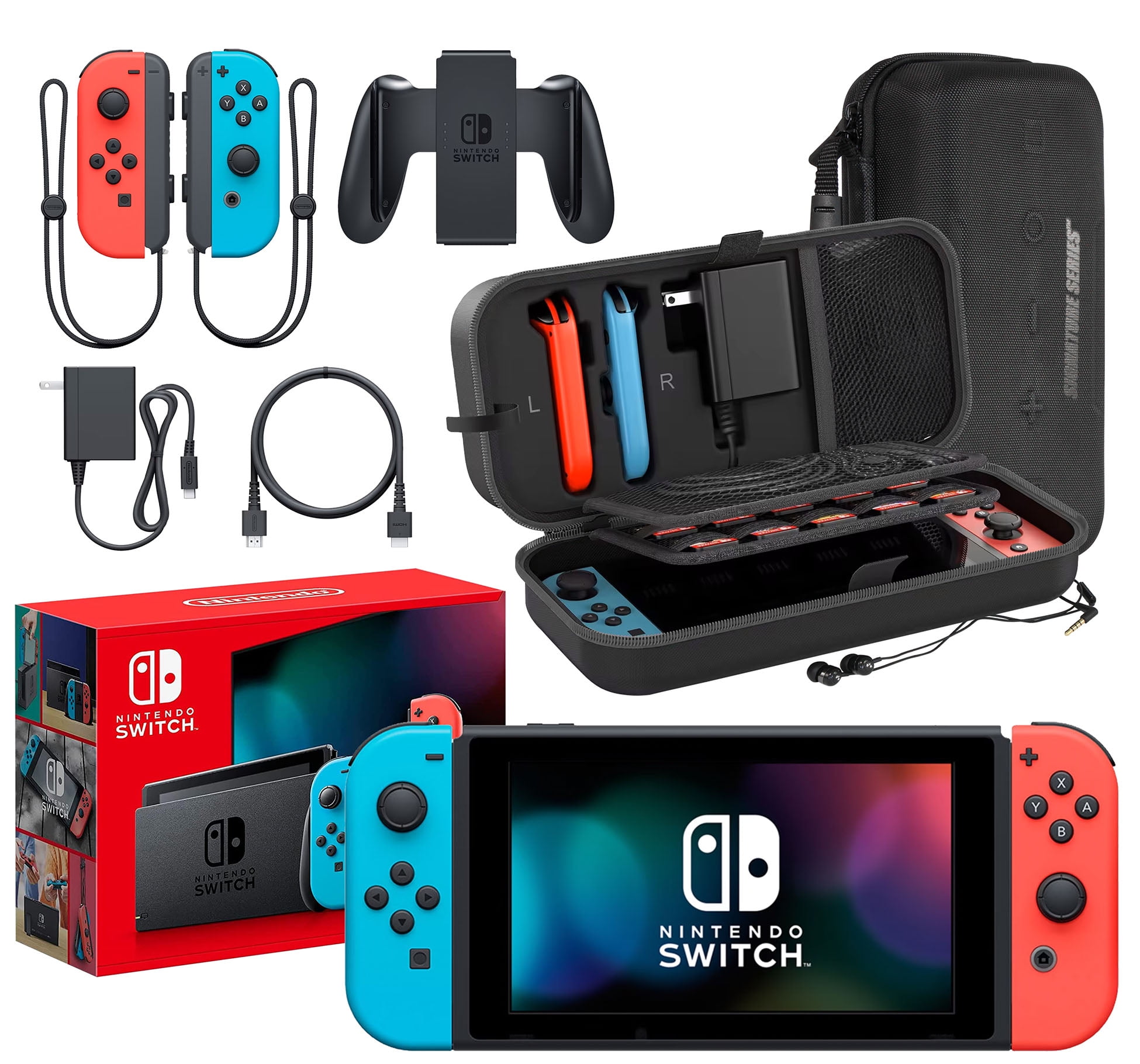 Nintendo Switch 本体 青/赤 SDカード・ケース付き Nintendo Switch