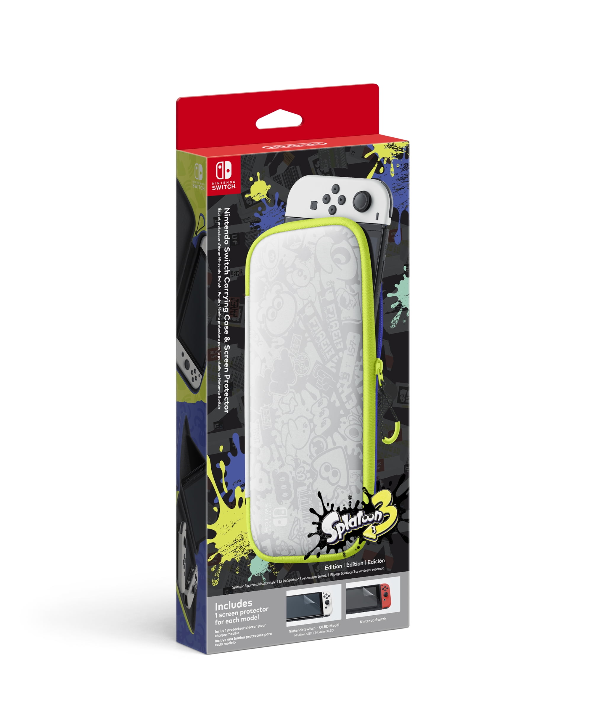Nintendo Switch OLED Game Accessories: Splatoon 3 Edition Carrying