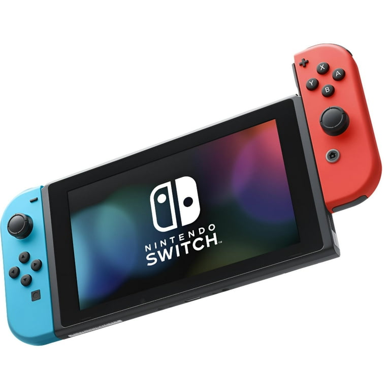 Nintendo Switch System: Gaming Console with Neon Blue and Neon Red