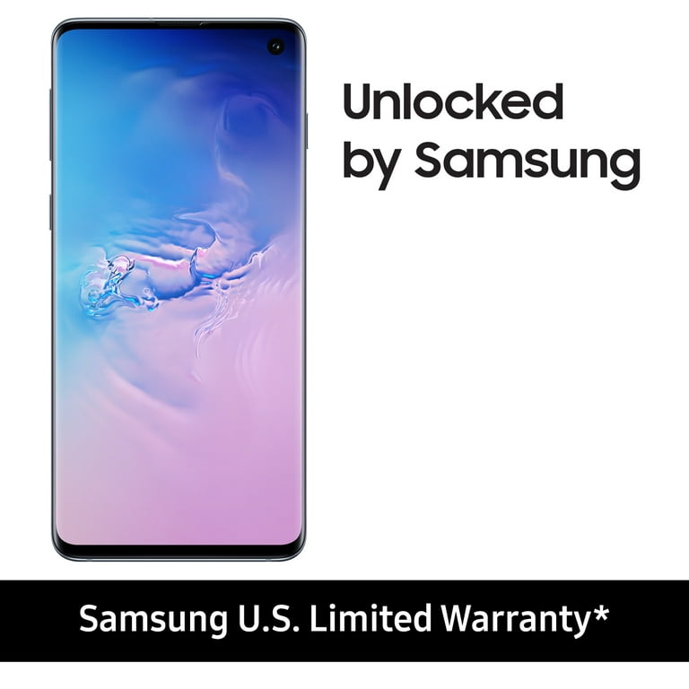 Samsung Unlocked Galaxy S10, 128GB, Prism Blue, 6.1 Infinity