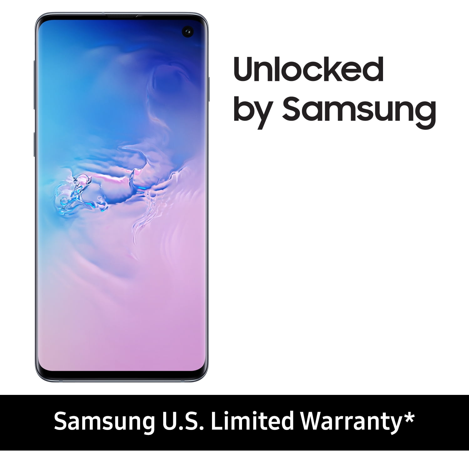 Samsung Unlocked Galaxy S10, 128GB, Prism Blue, 6.1 Infinity
