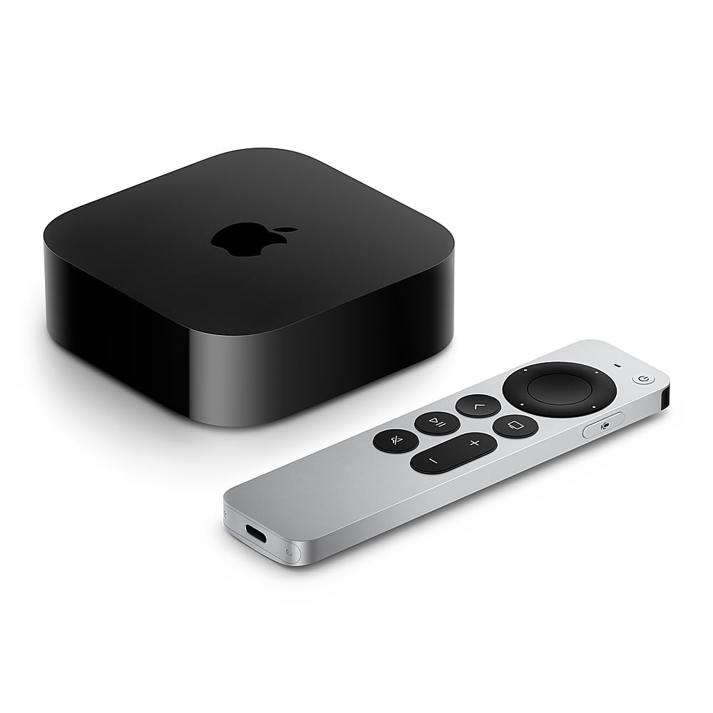 Apple TV 4K, 3rd Generation, 64GB, Black, Dolby Vision and HDR10+
