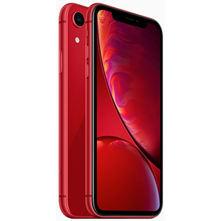 iPhone XR 64GB, Red, Fully Unlocked, 6.1-inch Display, 12MP Camera