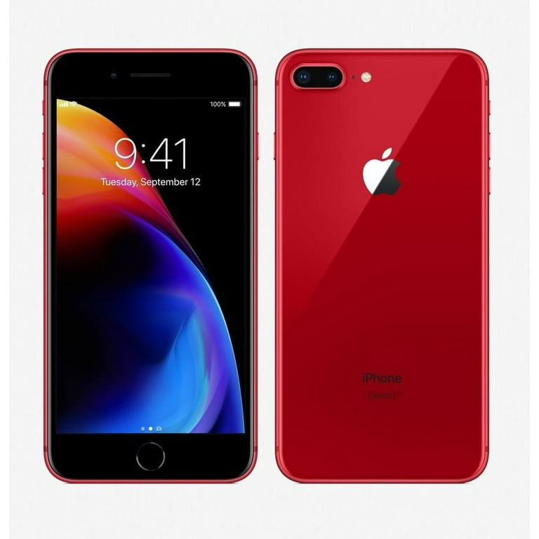 Boost Mobile Apple iPhone 8 Plus 64GB (Locked), Red, (Restored