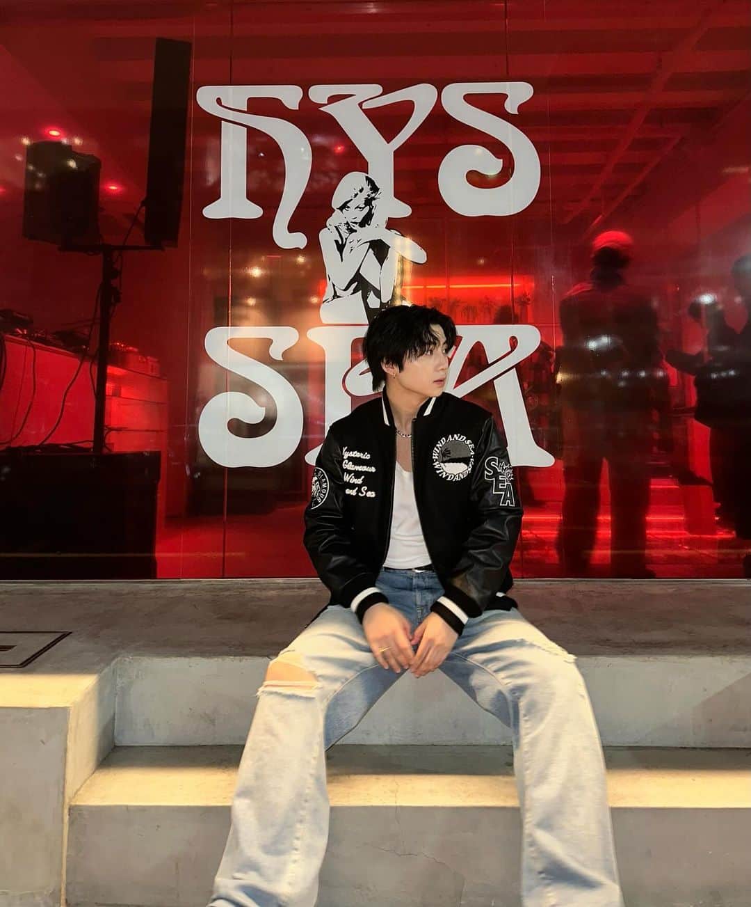 キムタク WIND AND SEA HYSTERIC GLAMOUR スタジャン