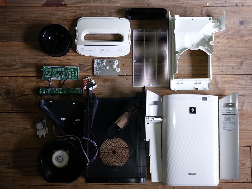 シャープの空気清浄機を分解掃除」 - kanayon.mさんのシャープの空気