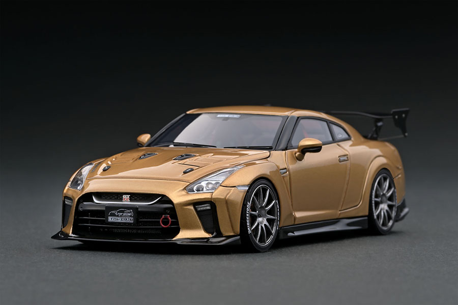 IG1540 1/43 TOP SECRET GT-R (R35) Gold | LINE UP | [公式] ignition