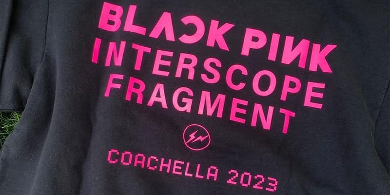 ブラックピンク x フラグメント x インタースコープのTシャツが発売か