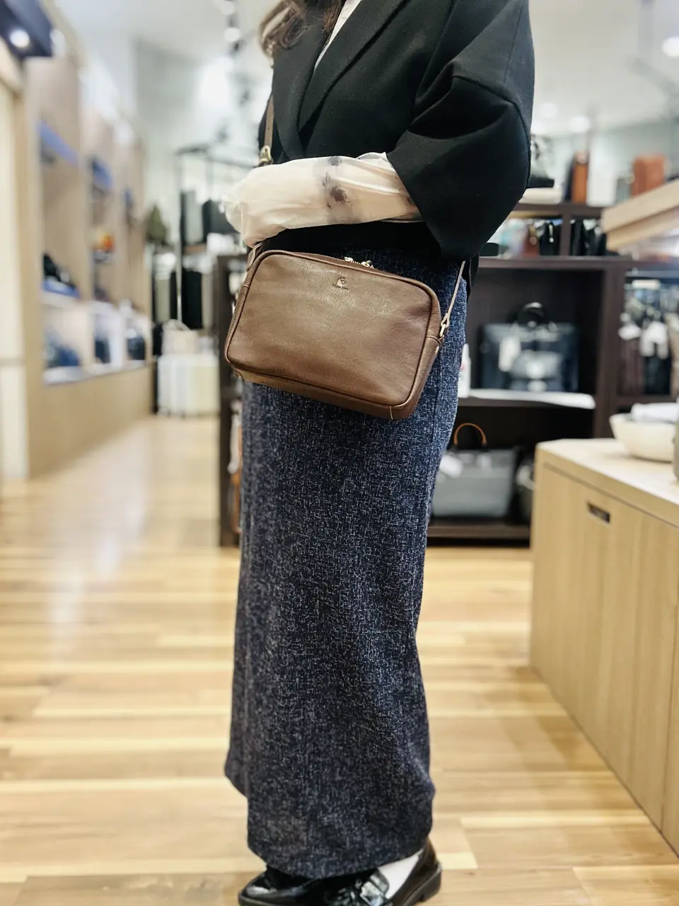 キソラ ショルダーバッグ オリーブヌメ レディース KIOB-080 kissora