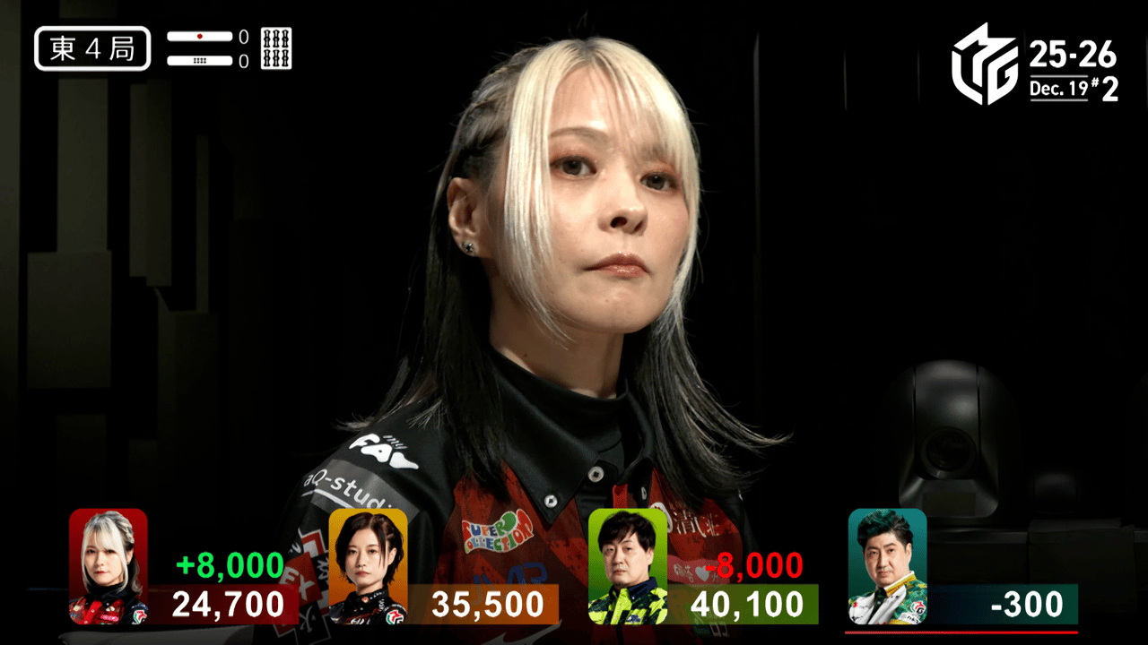 Mリーグ - ベストコレクション - 二階堂亜樹:12/19 2G 東4 看破不可能