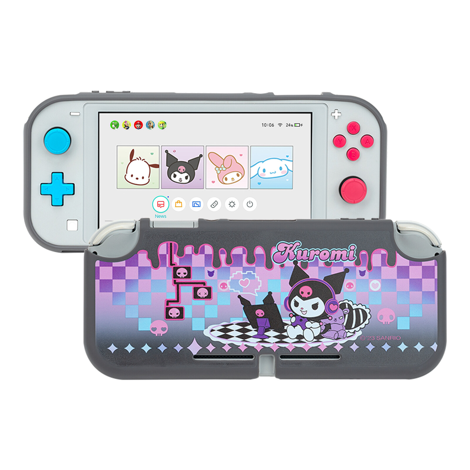 Slim Protective Case for Nintendo Switch LITE Hard Shell Cover PC