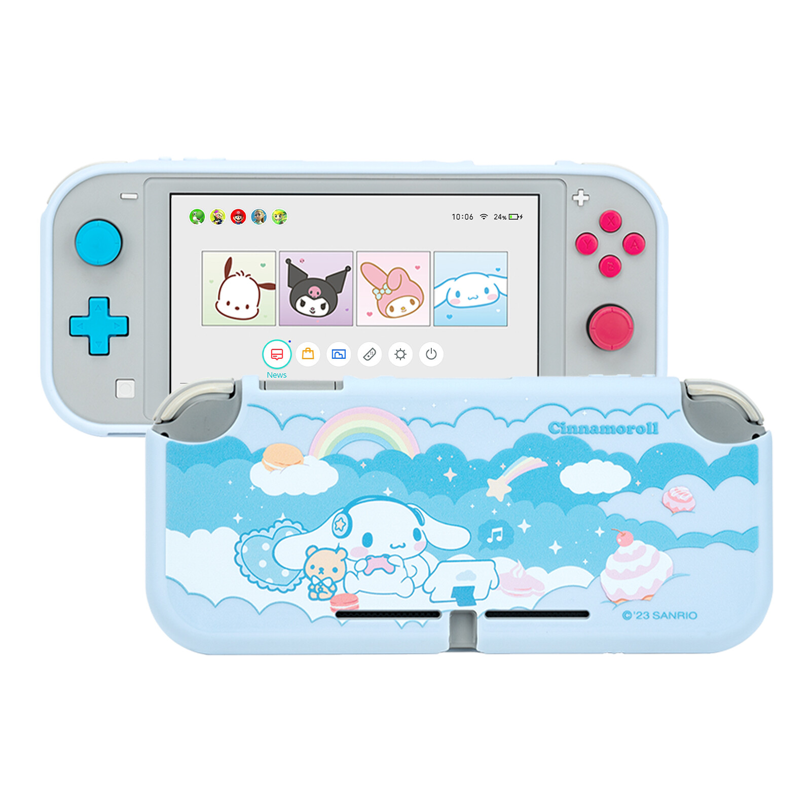 Slim Protective Case for Nintendo Switch LITE Hard Shell Cover PC