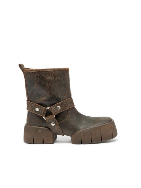 visvim WABANAKI BOOTS-FOLK DK.BROWN | REVERSIBLE