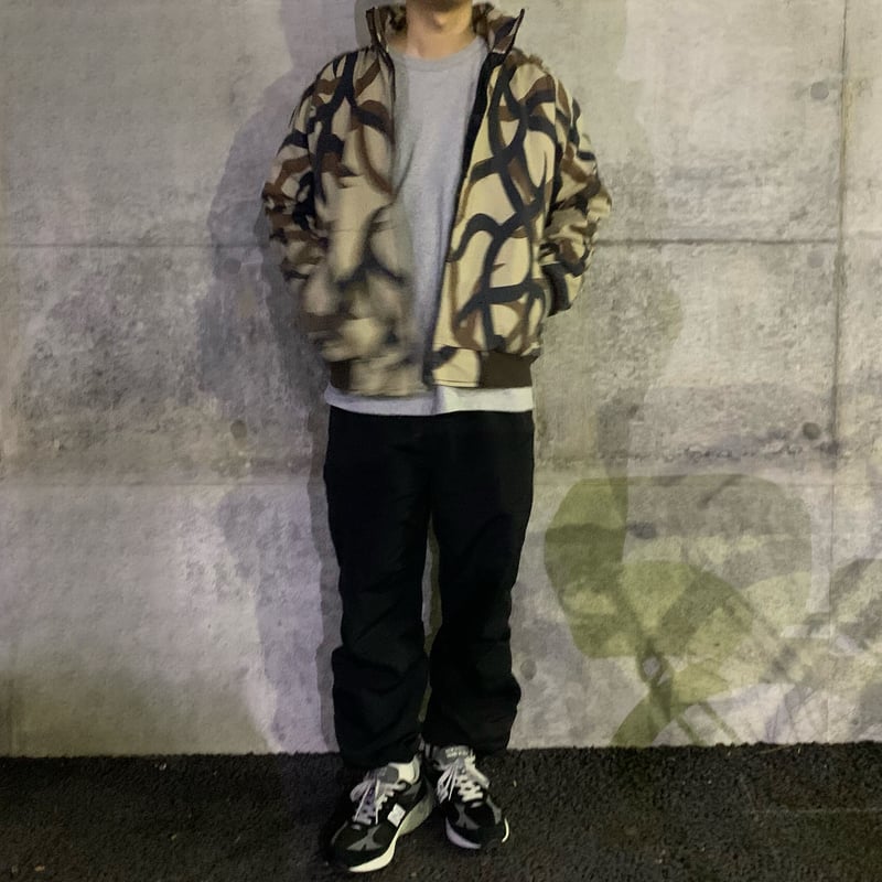 90's ASAT Tribal Camouflage Bomber Jacket Lサイズ