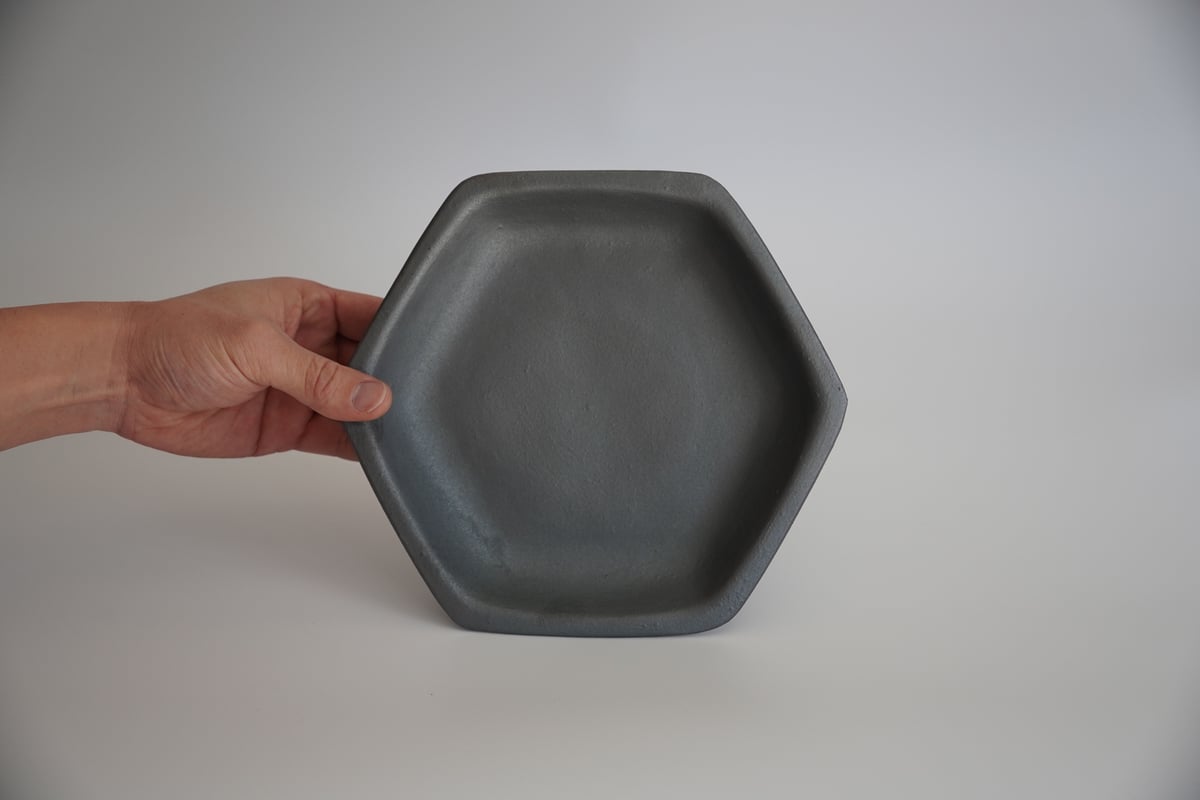 模法隆寺古瓦飾皿 楽斎(24cm中皿) 模法隆寺古瓦飾