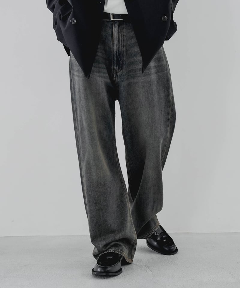 超甘撚り VINTAGE BAGGY JEANS by KUROKI | CTHY