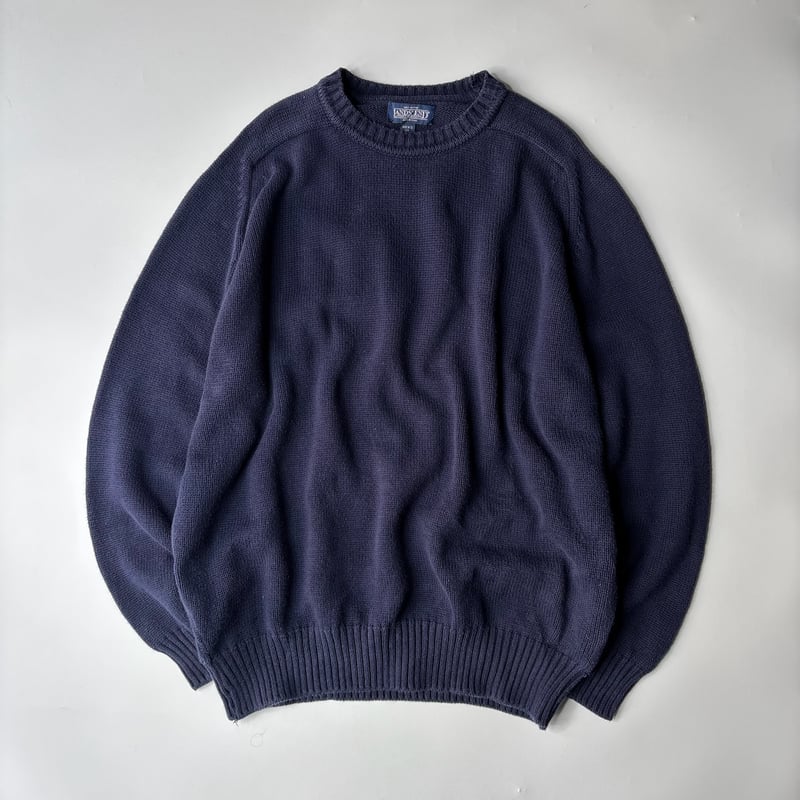 90's Land's end cotton drifter sweater 
