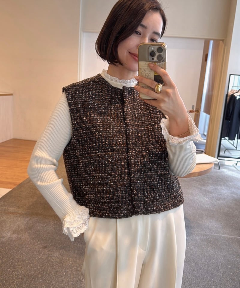TWEED GILET | OHGA