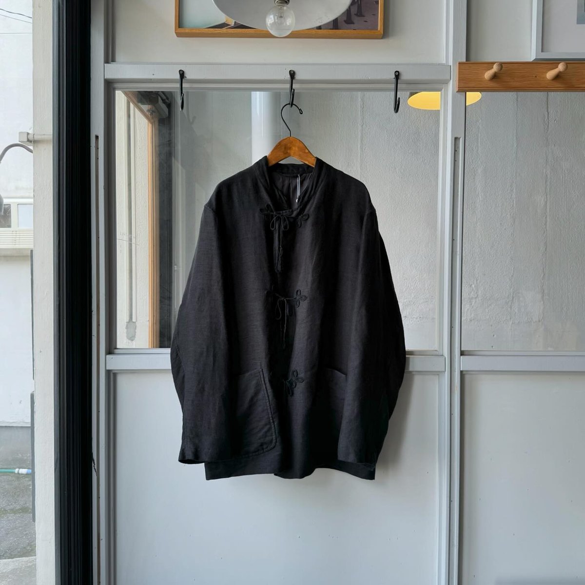 COMOLI リネン起毛 スタンドカラージャケット | Less Higashikawa