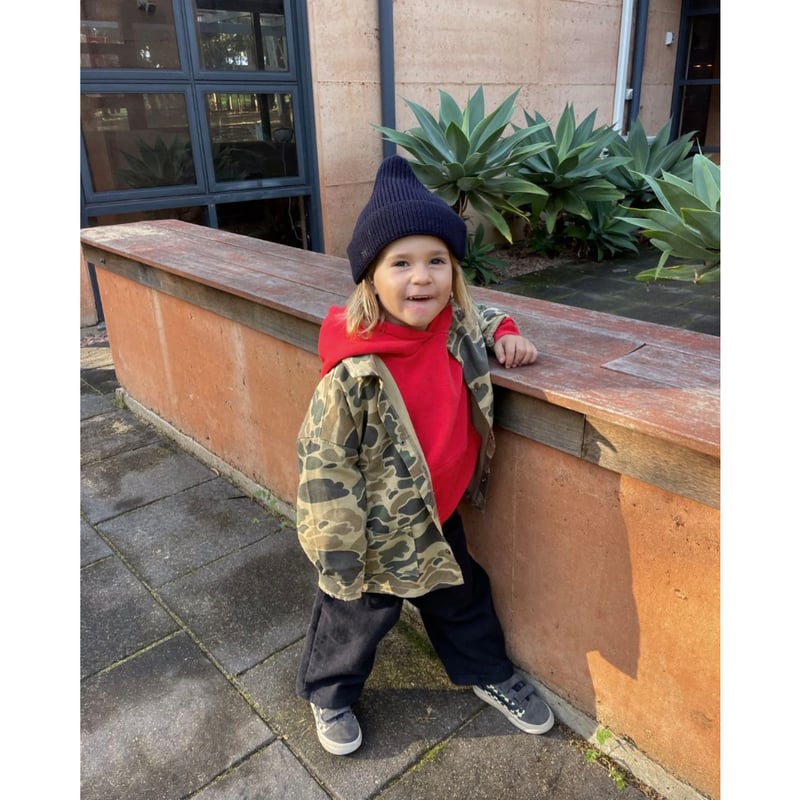 ZIGGY ZAZA troop drill jacket dune camo(2-3Y,3-