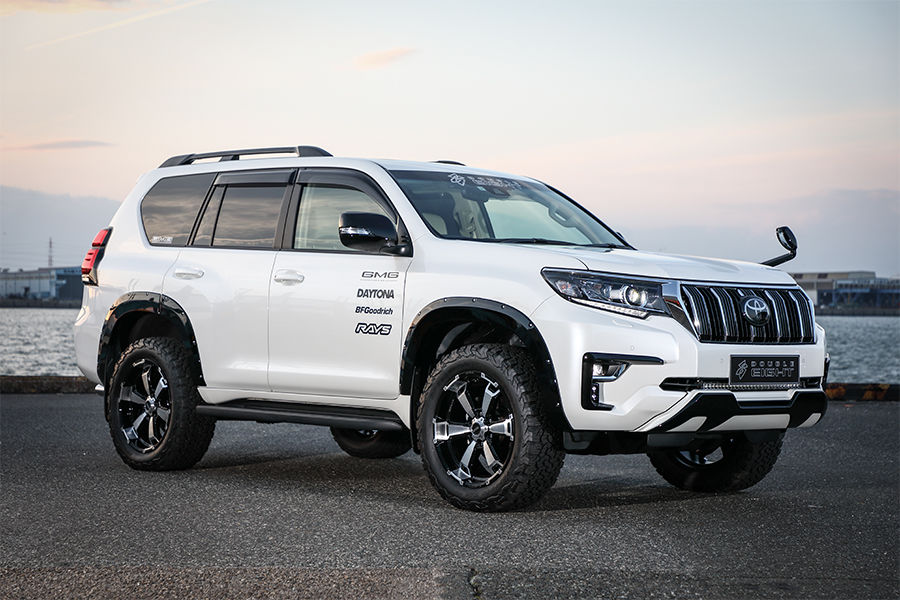 ランドクルーザープラド 150 後期 フロントバンパースキッド 未塗装品