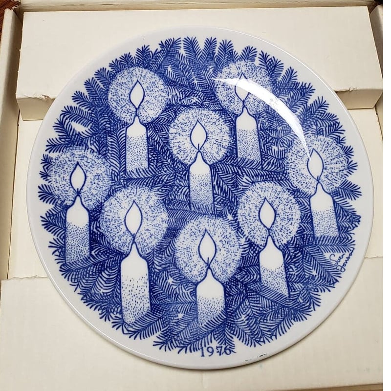 ☆箱付き☆グスタフスベリ クリスマスプレート 1976年 | 暮らしのフィーカ