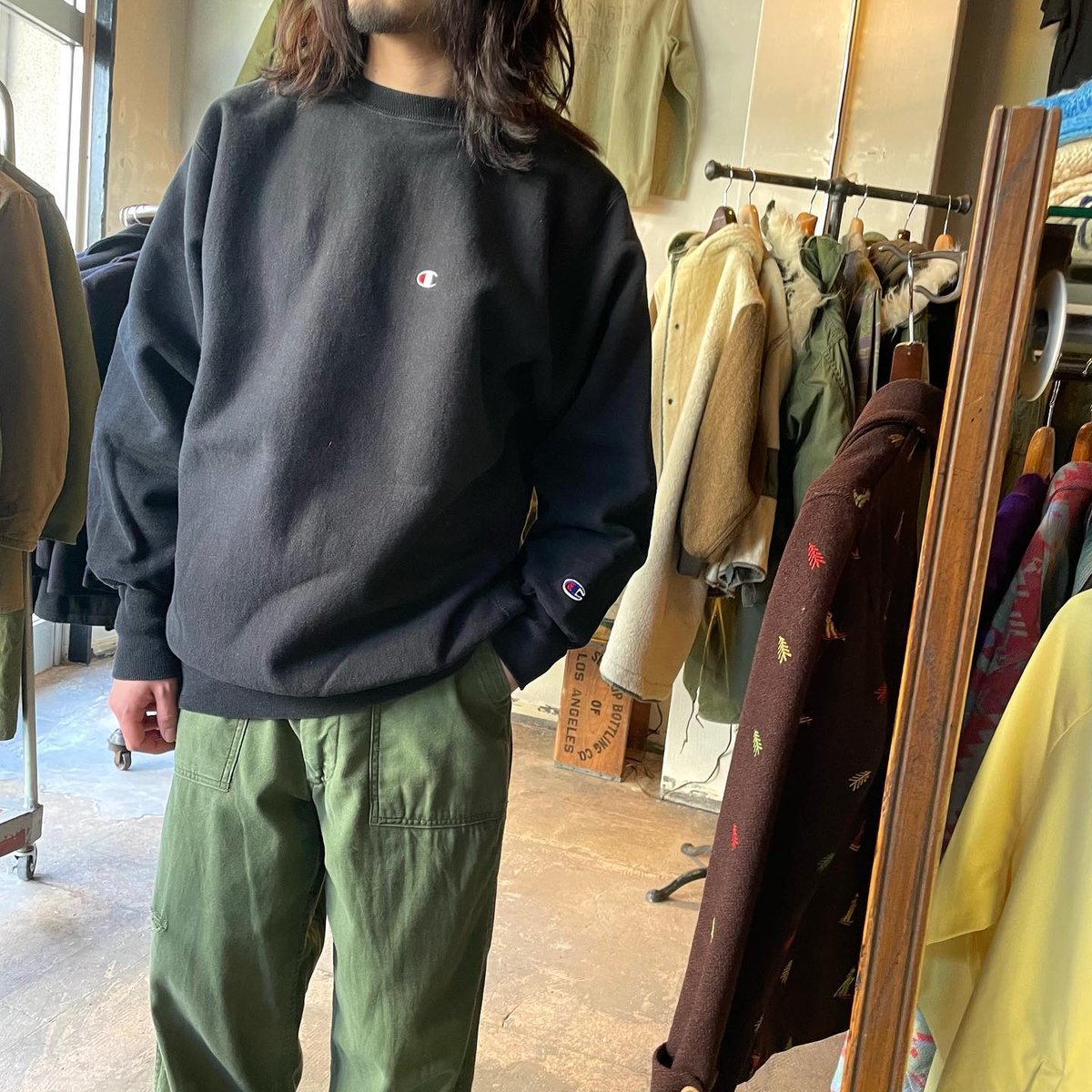 90s Champion リバースウィーブ reverse weave ブラック 黒 チャンピ