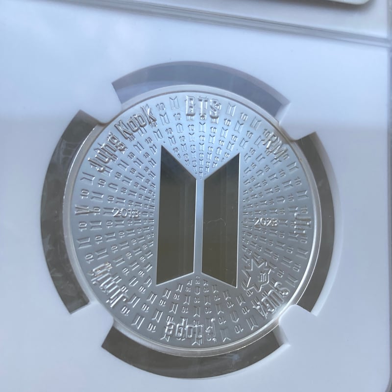 BTSデビュー10周年記念 防弾少年団 2023年 韓国造幣局 銀メダル