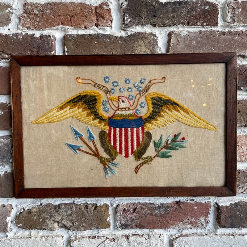1960's イーグル 刺繍アートフレーム | 7miles from the Dreamland