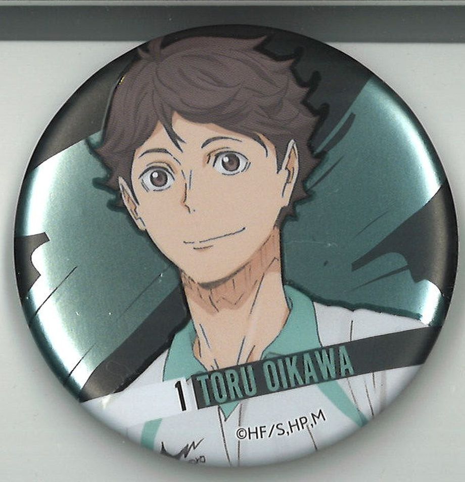 ハイキュー!! メモリアル缶バッジ青葉城西56mm（デコレーション使用