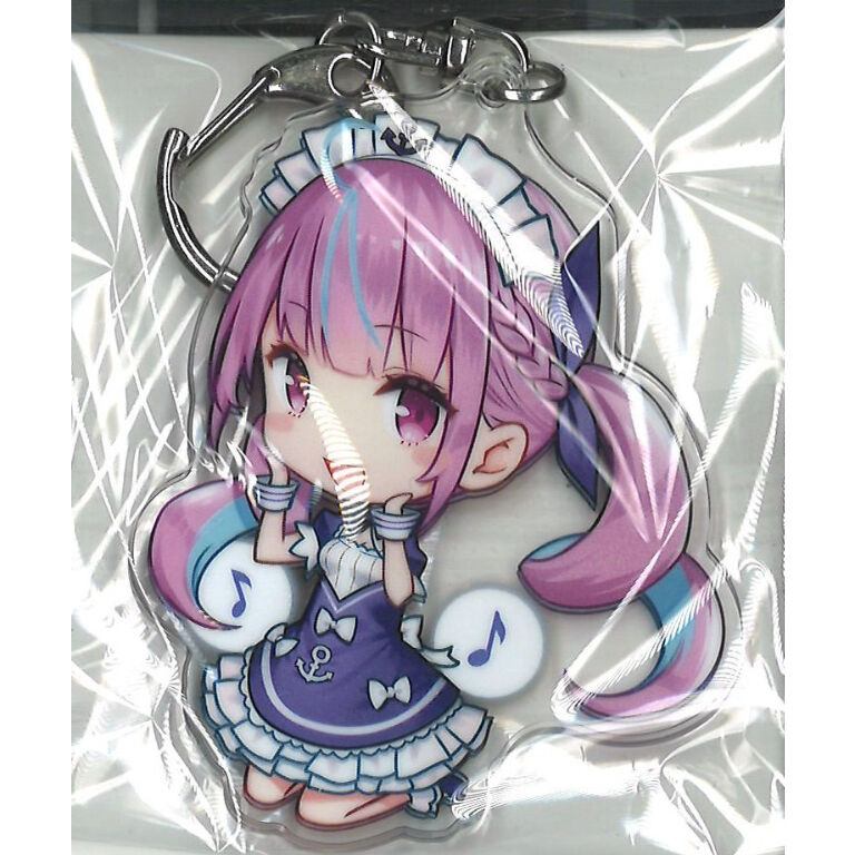 ホロライブ 湊あくあ アクリルキーホルダー 登録者数 10万人記念