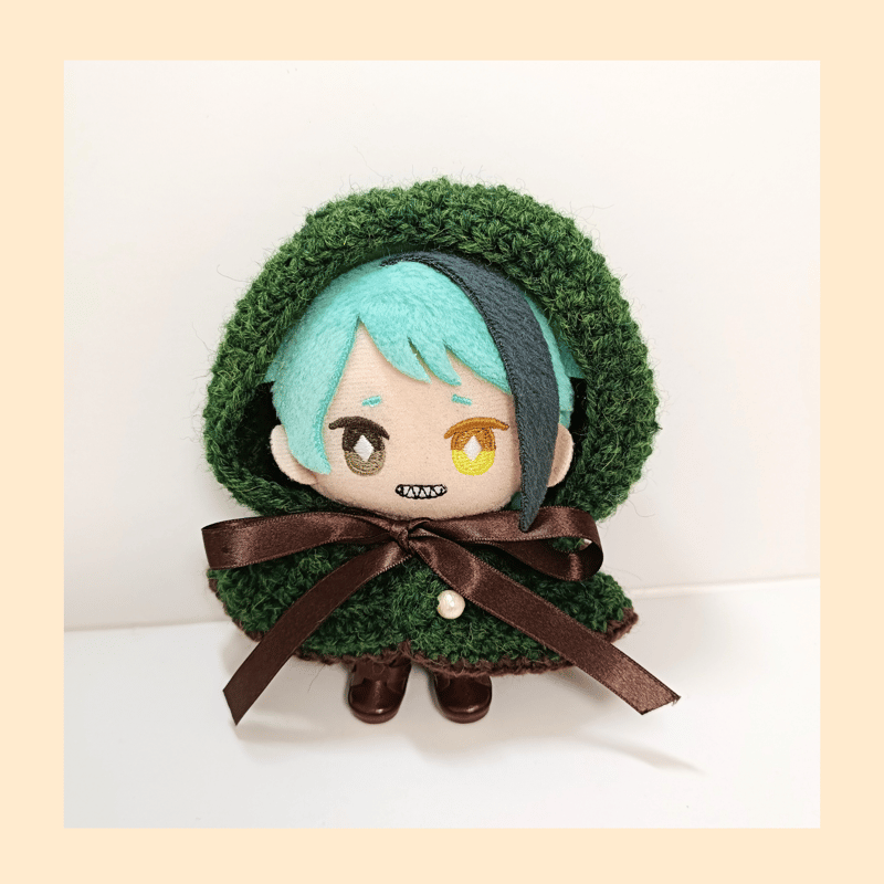 10cmぬい服 山を愛するぬいのフードケープver.2 | takoyuka