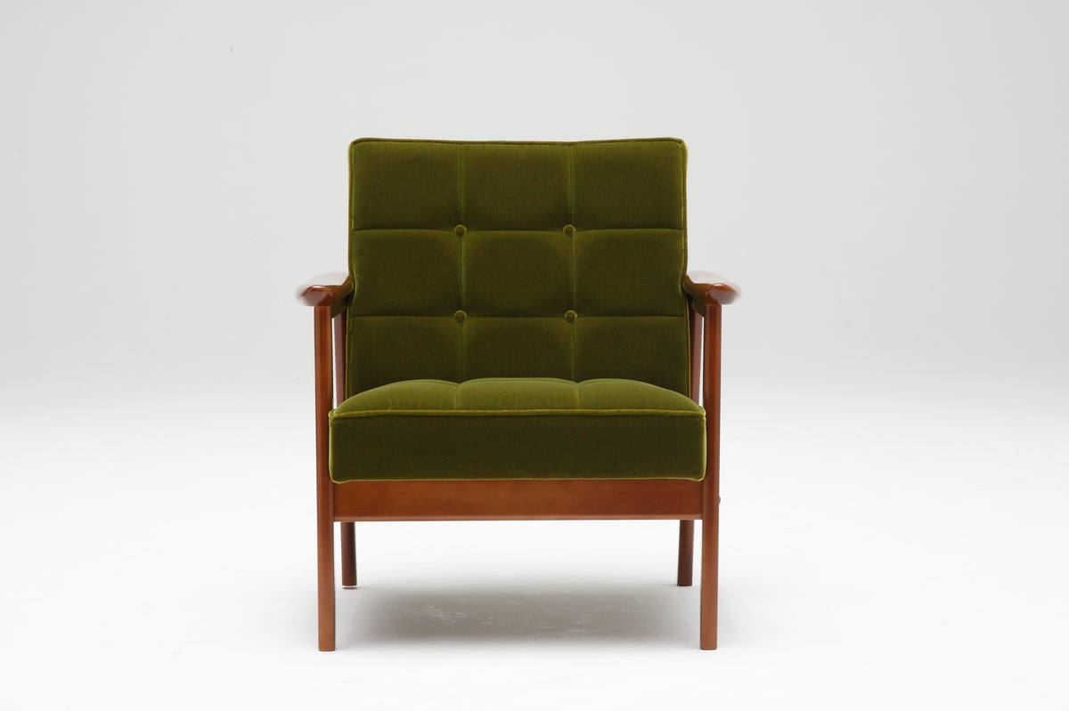 Kチェア1シーター モケットグリーン | M's APARTMENT