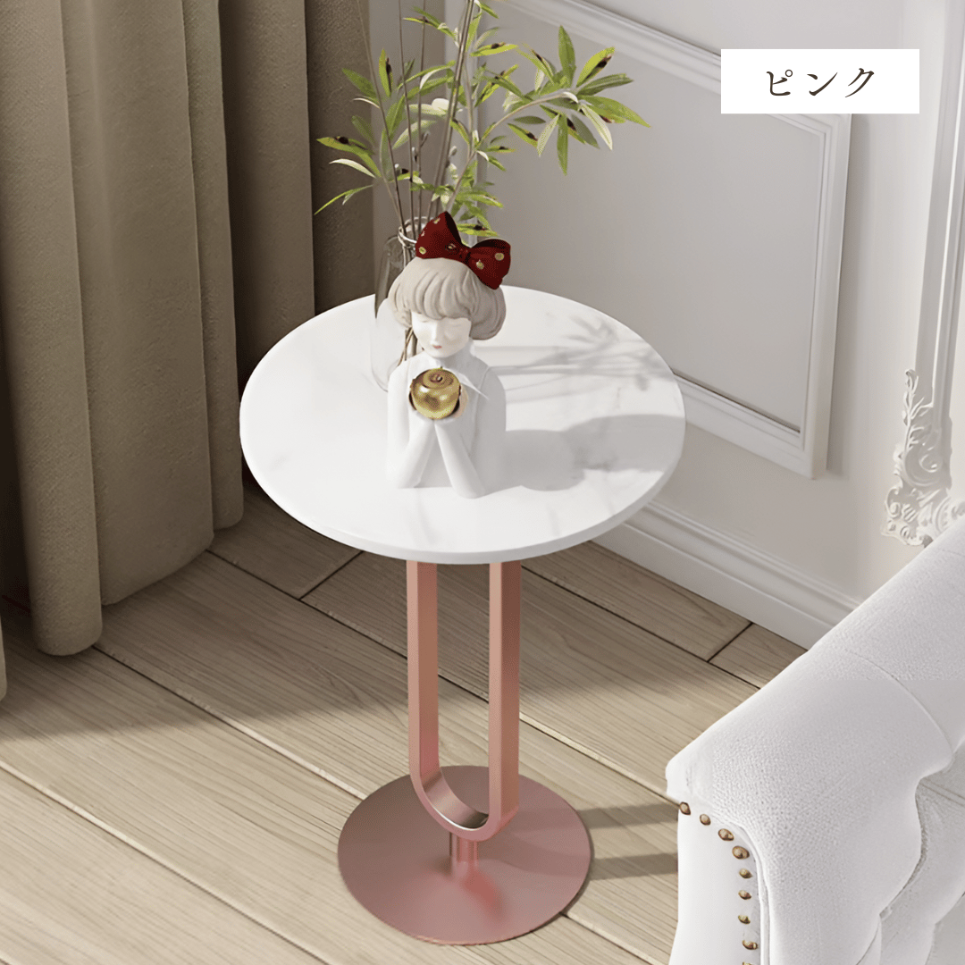 大理石調ラウンドテーブル | リビング＆ダイニングインテリア by MUSE HOME