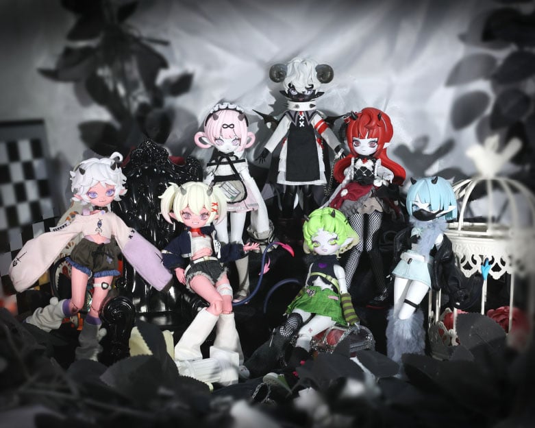 現品販売】CHUZTING「Cooze：悪魔角」1/8スケール BJDブラインドドール