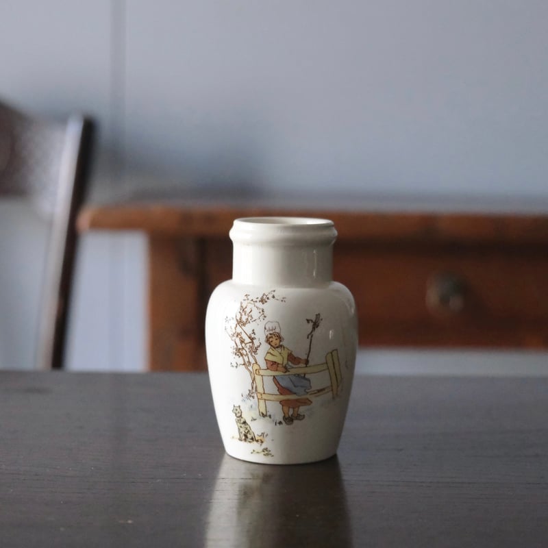 Lunéville リュネヴィル マスタードポット h9.8cm フランス