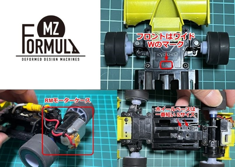 MZ FORMULA PROJECT - MZ Formula F87 ボディセット(MZ F