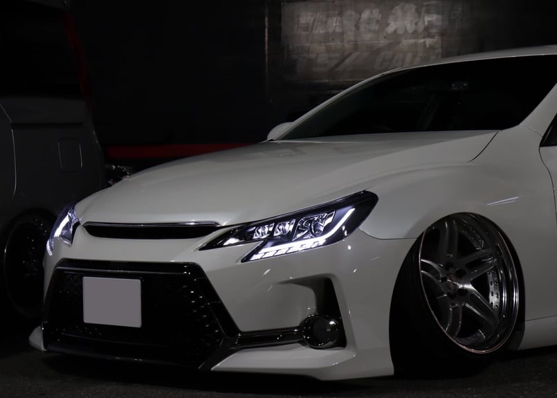 BRASH】TOYOTA GRX130 マークX / BRASH3眼カラーアイヘッドライト