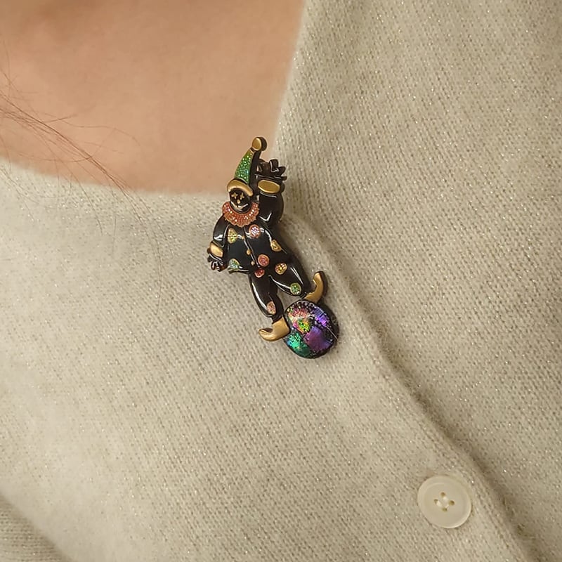 べっ甲ブローチ（B-ピエロ） | なにわべっ甲プラージュ