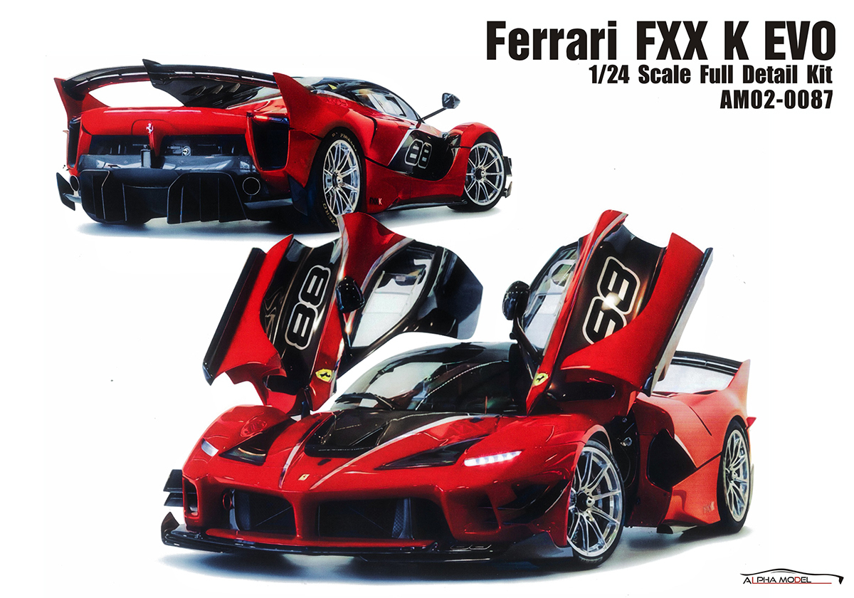 1/24 scale model car kit Ferrari FXX-K EVO-Alpha Model
