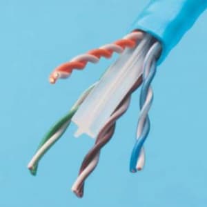 SKLAN-CAT6 0.5×4P×300mウスアオ (伸興電線)｜Cat6｜電線(ケーブル