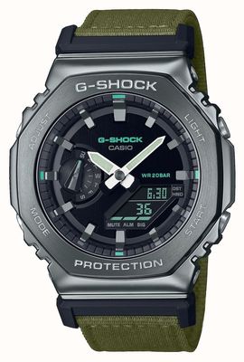 Casio G-shock 2100 ユーティリティ ブラック シリーズ ネオン GA-2100