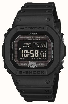 Casio G-Shock Multi Band 6 Radio Controlled Black Resin Strap GW