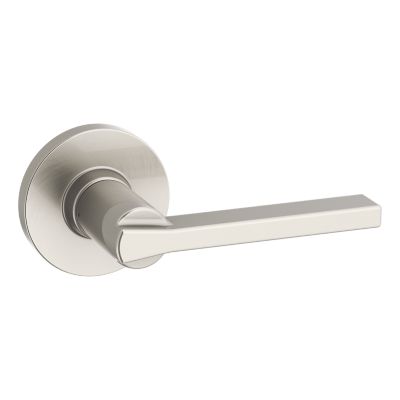Satin Nickel Casey Lever (Round) - Light Commercial - Hall/Closet